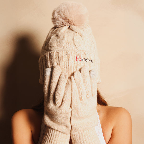 BLONDO HAT & GLOVE SET