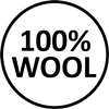 100% wool