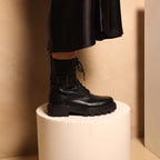 BLACK LEATHER