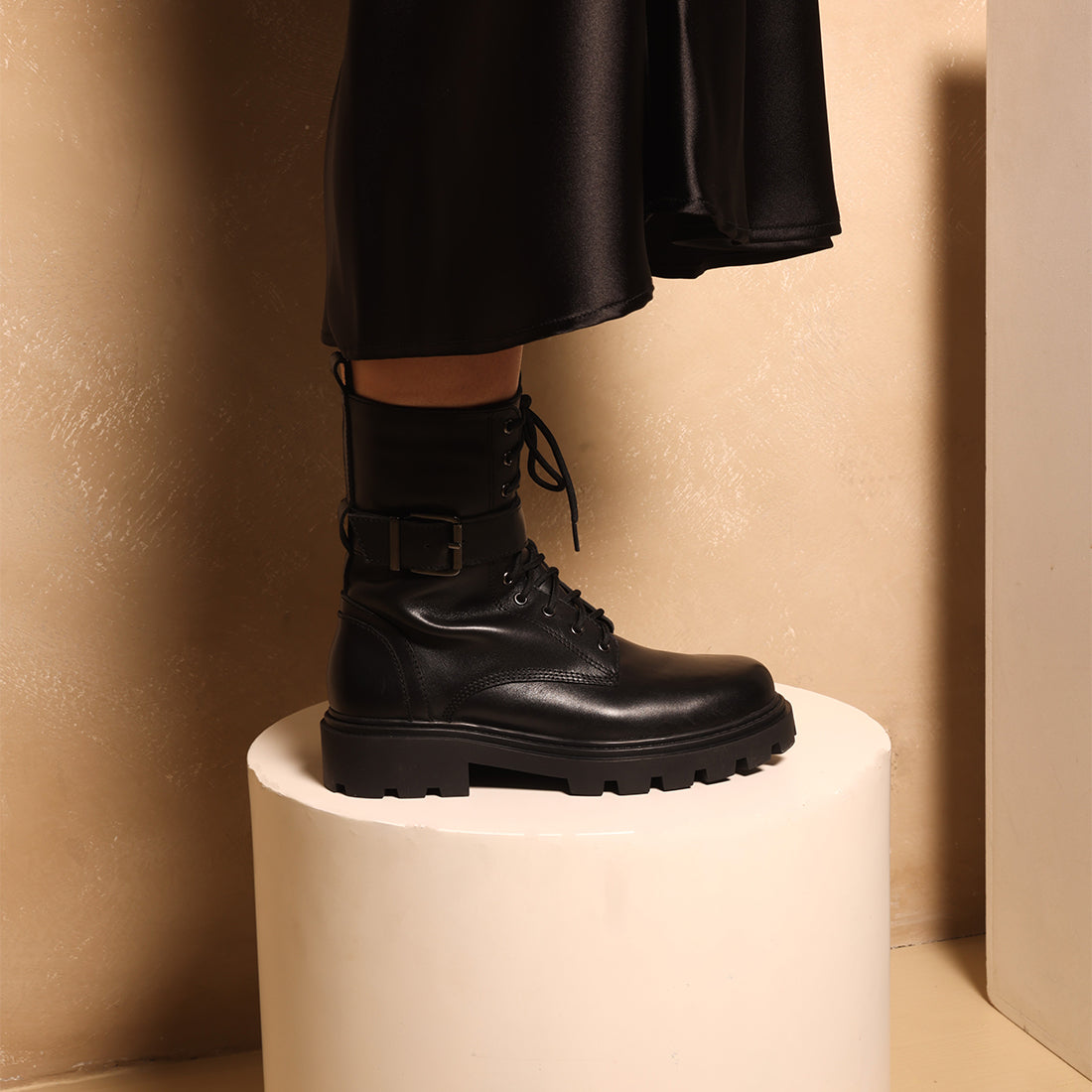 BLACK LEATHER
