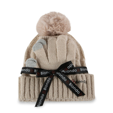 BLONDO HAT & GLOVE SET