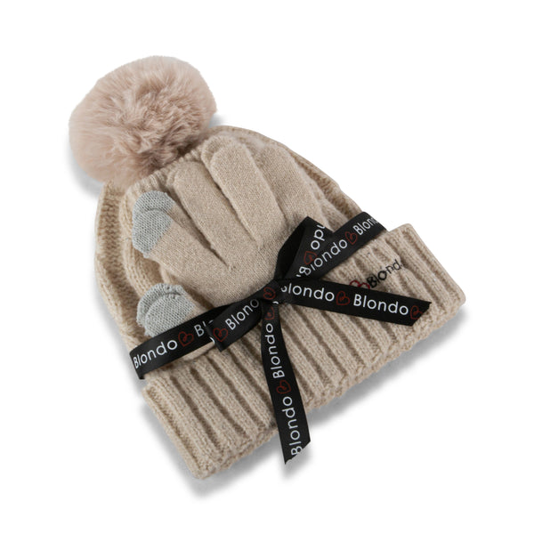 BLONDO HAT & GLOVE SET