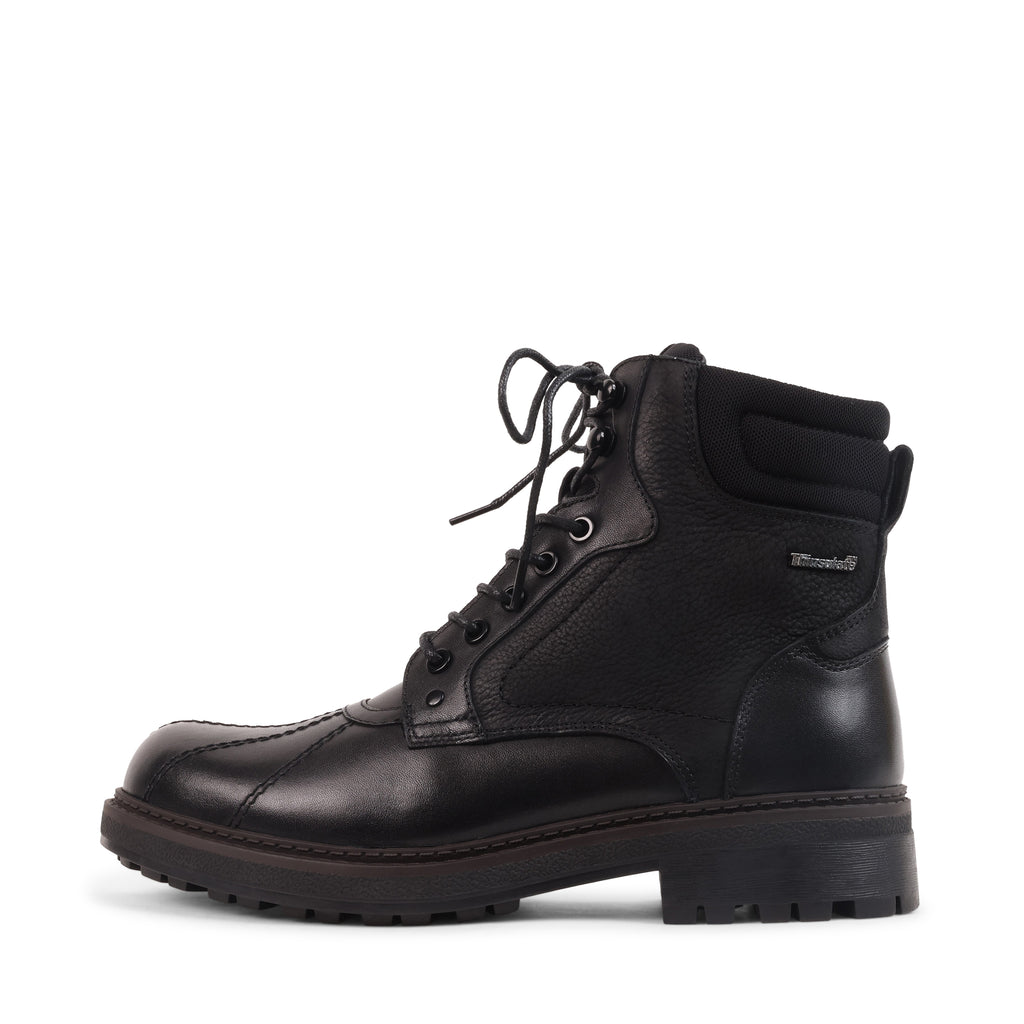 JENSEN BLACK LEATHER WATERPROOF BOOT