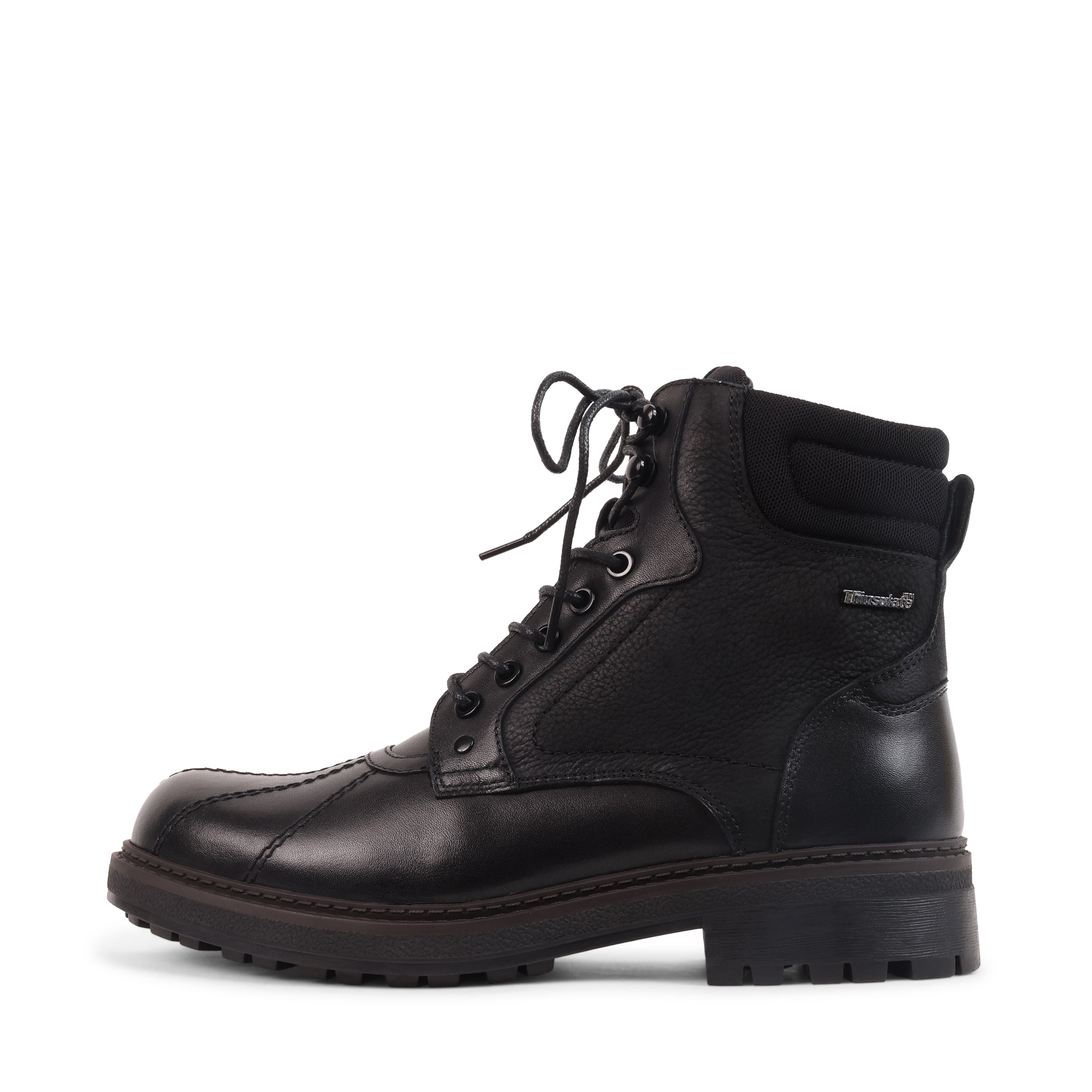 JENSEN BLACK LEATHER WATERPROOF BOOT