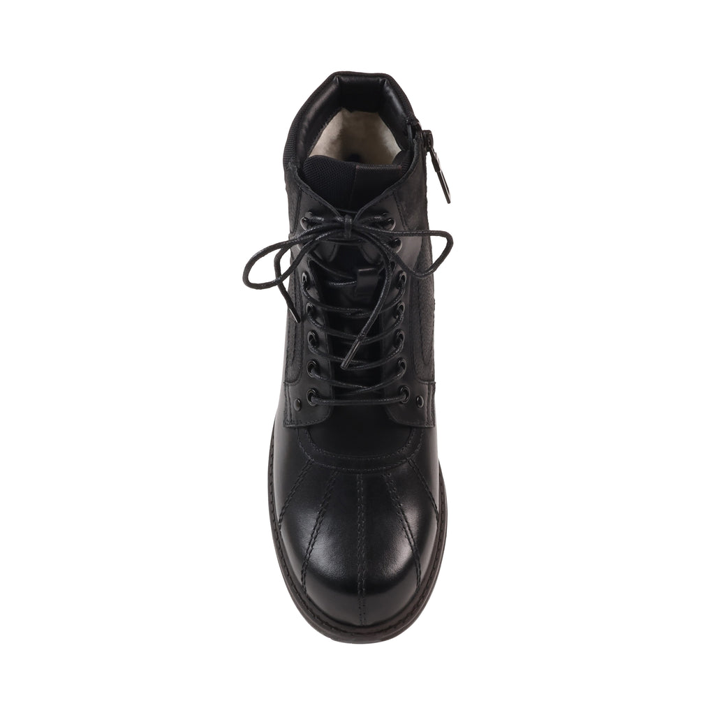 JENSEN BLACK LEATHER WATERPROOF BOOT