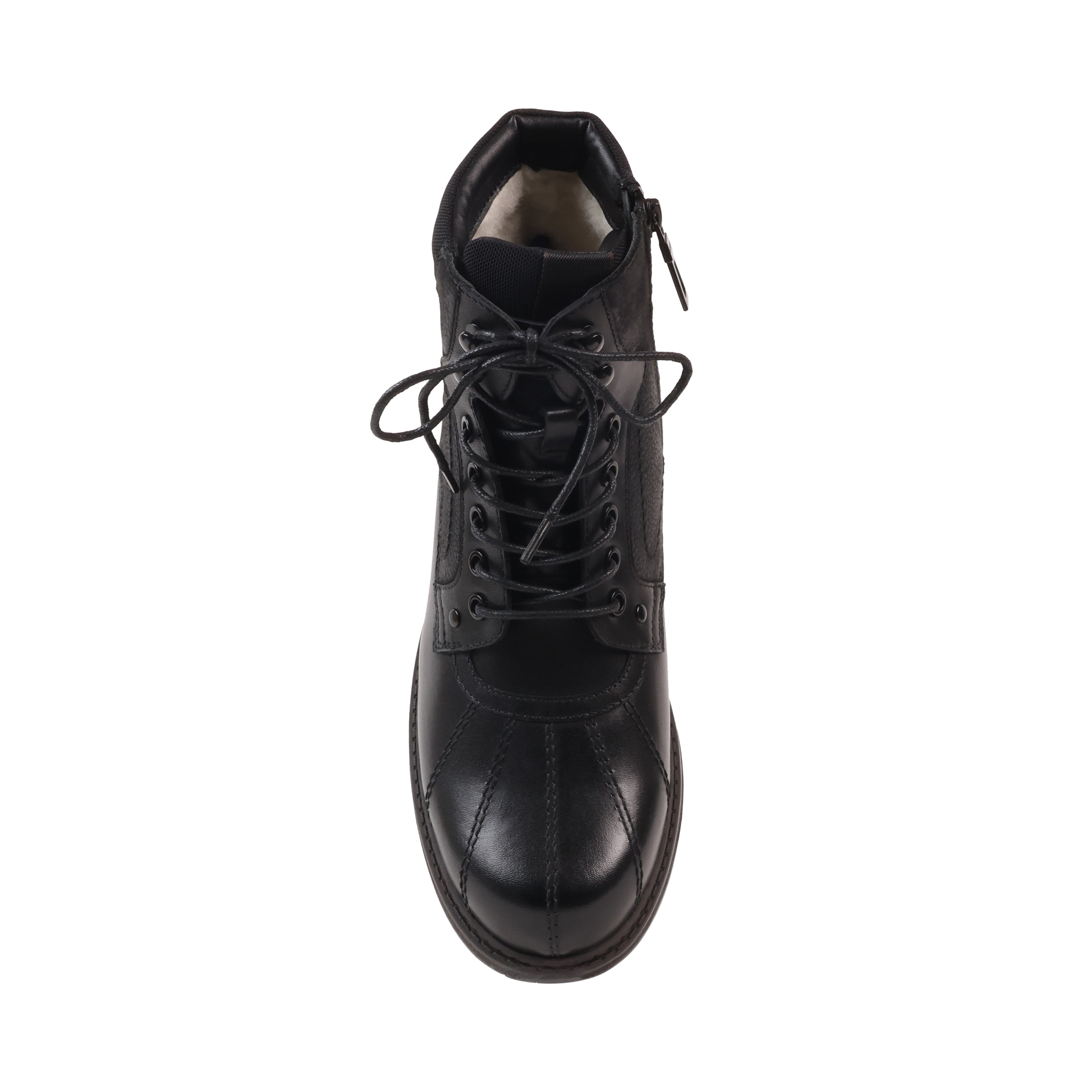 JENSEN BLACK LEATHER WATERPROOF BOOT