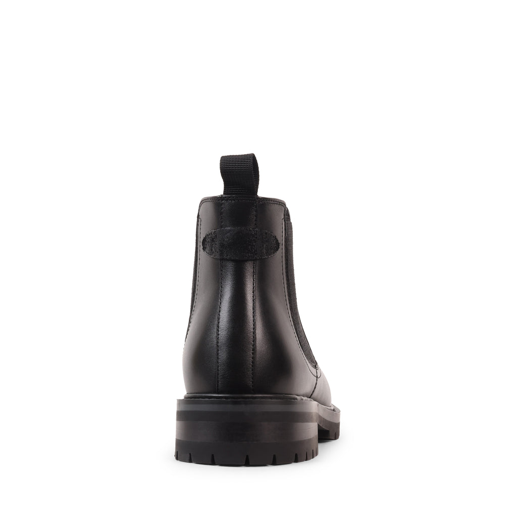 SILVIO BLACK LEATHER WATERPROOF BOOT