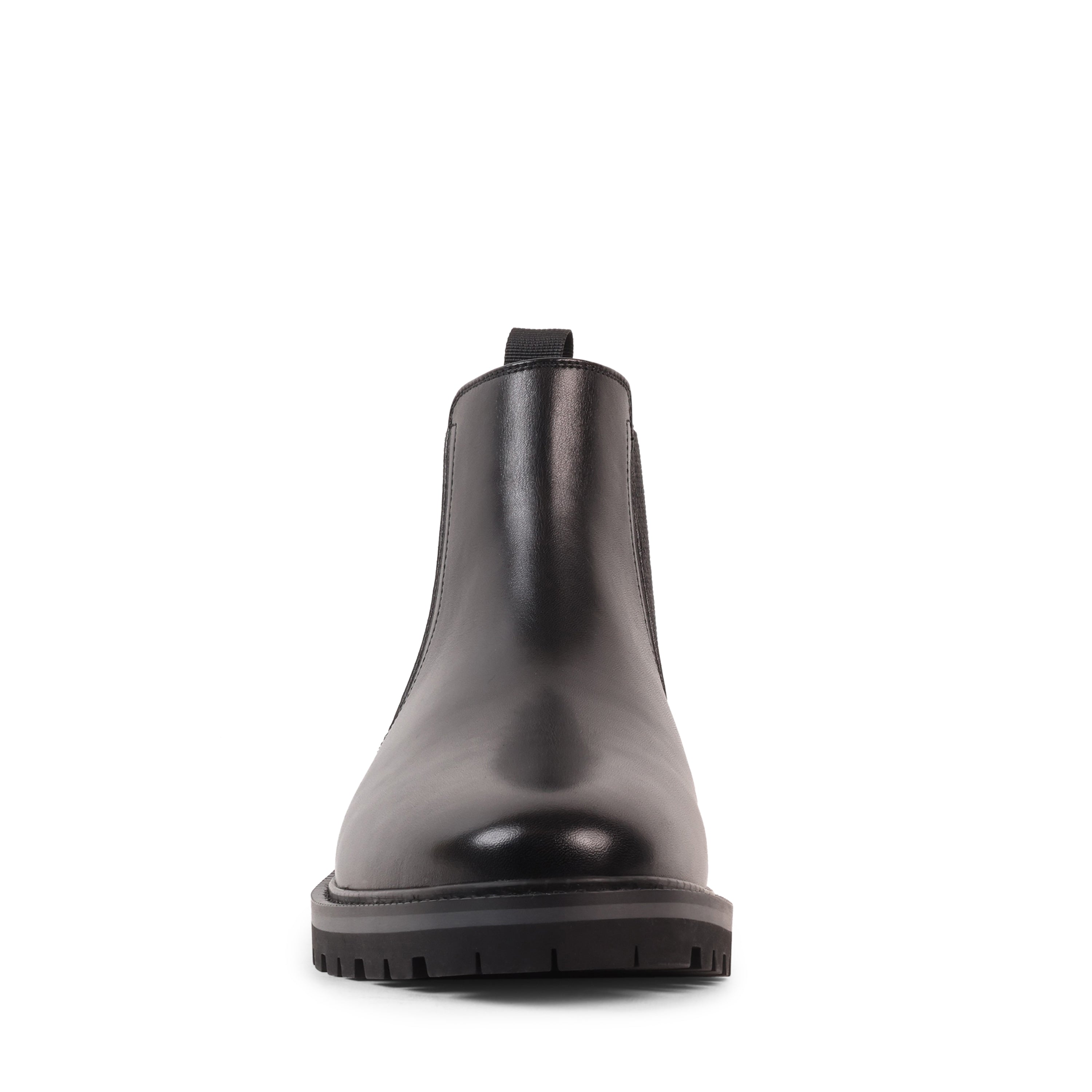 SILVIO BLACK LEATHER WATERPROOF BOOT
