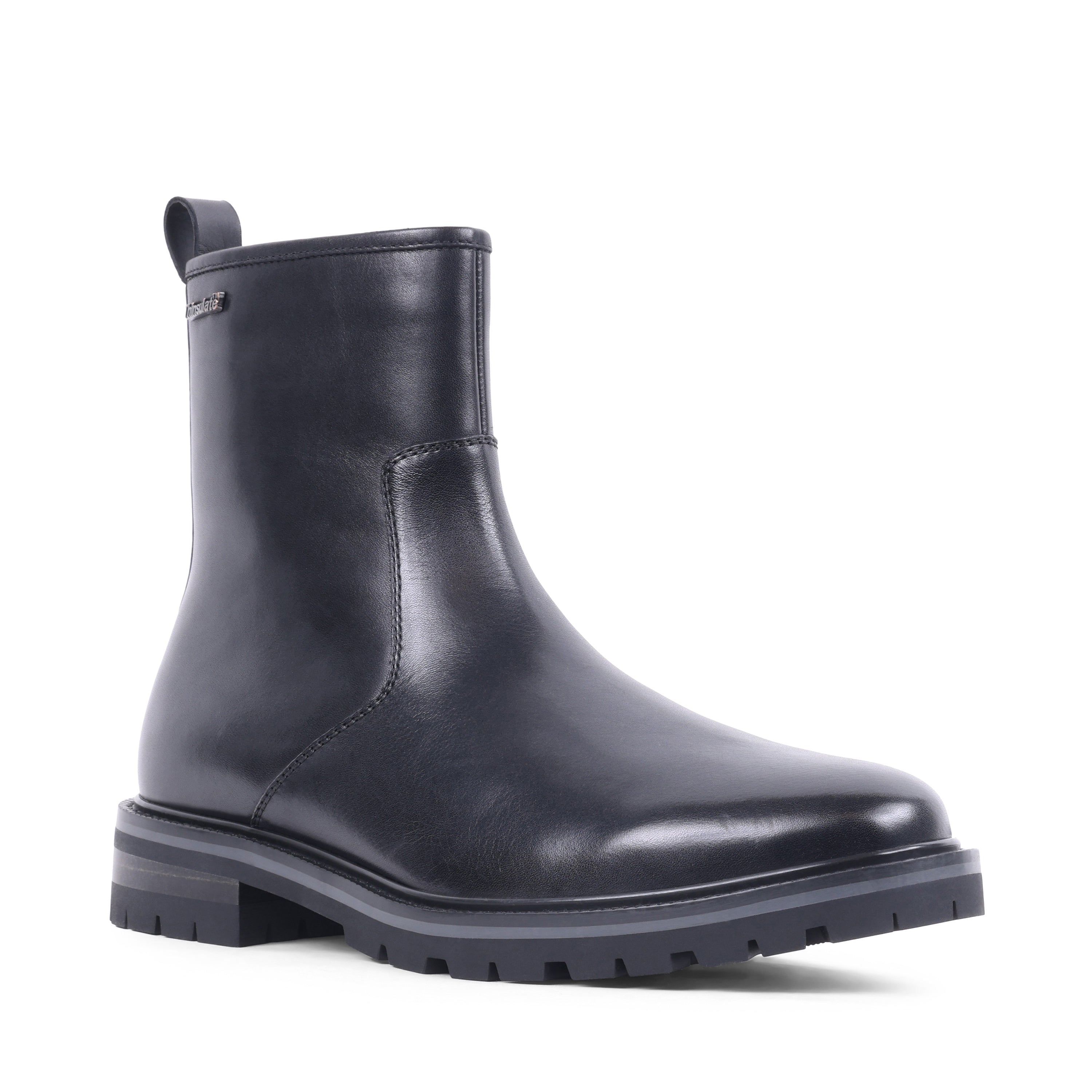 SEAN BLACK LEATHER WATERPROOF BOOT
