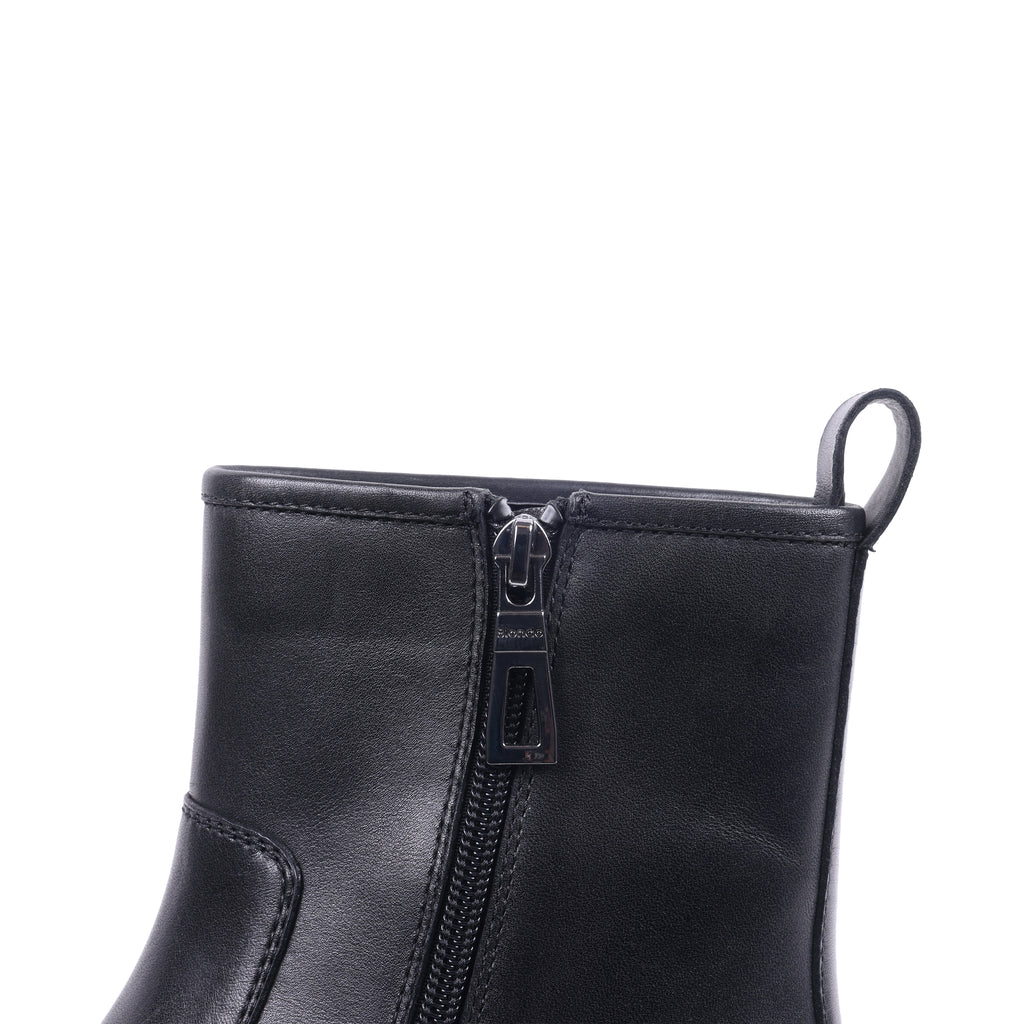 SEAN BLACK LEATHER WATERPROOF BOOT