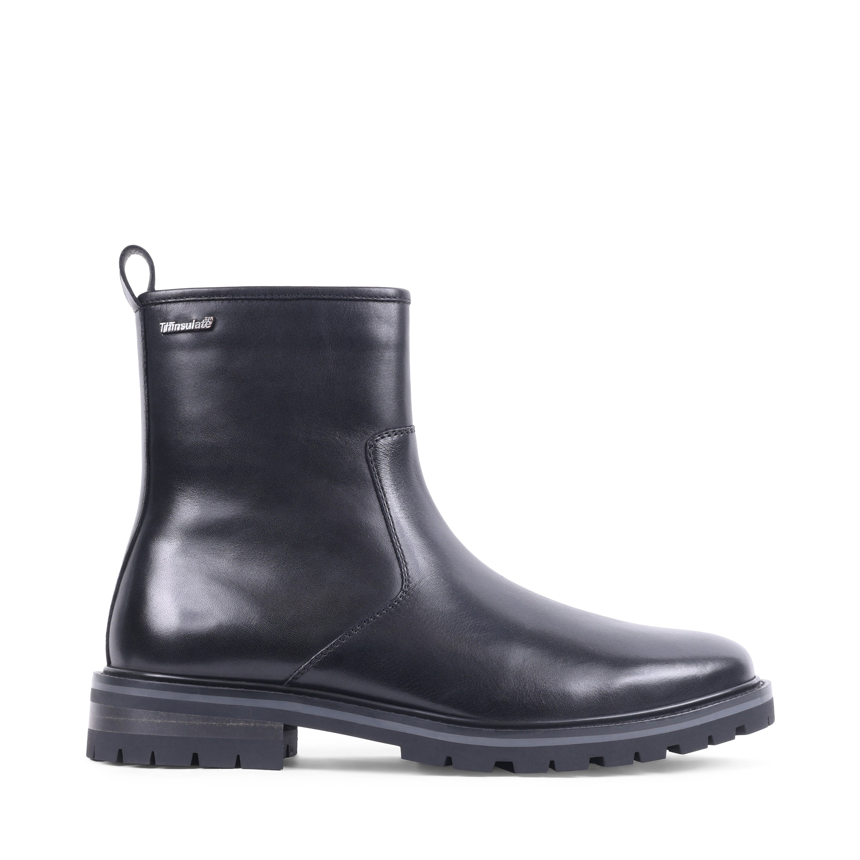 SEAN BLACK LEATHER WATERPROOF BOOT