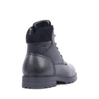 NALDO BLACK LEATHER WATERPROOF BOOT