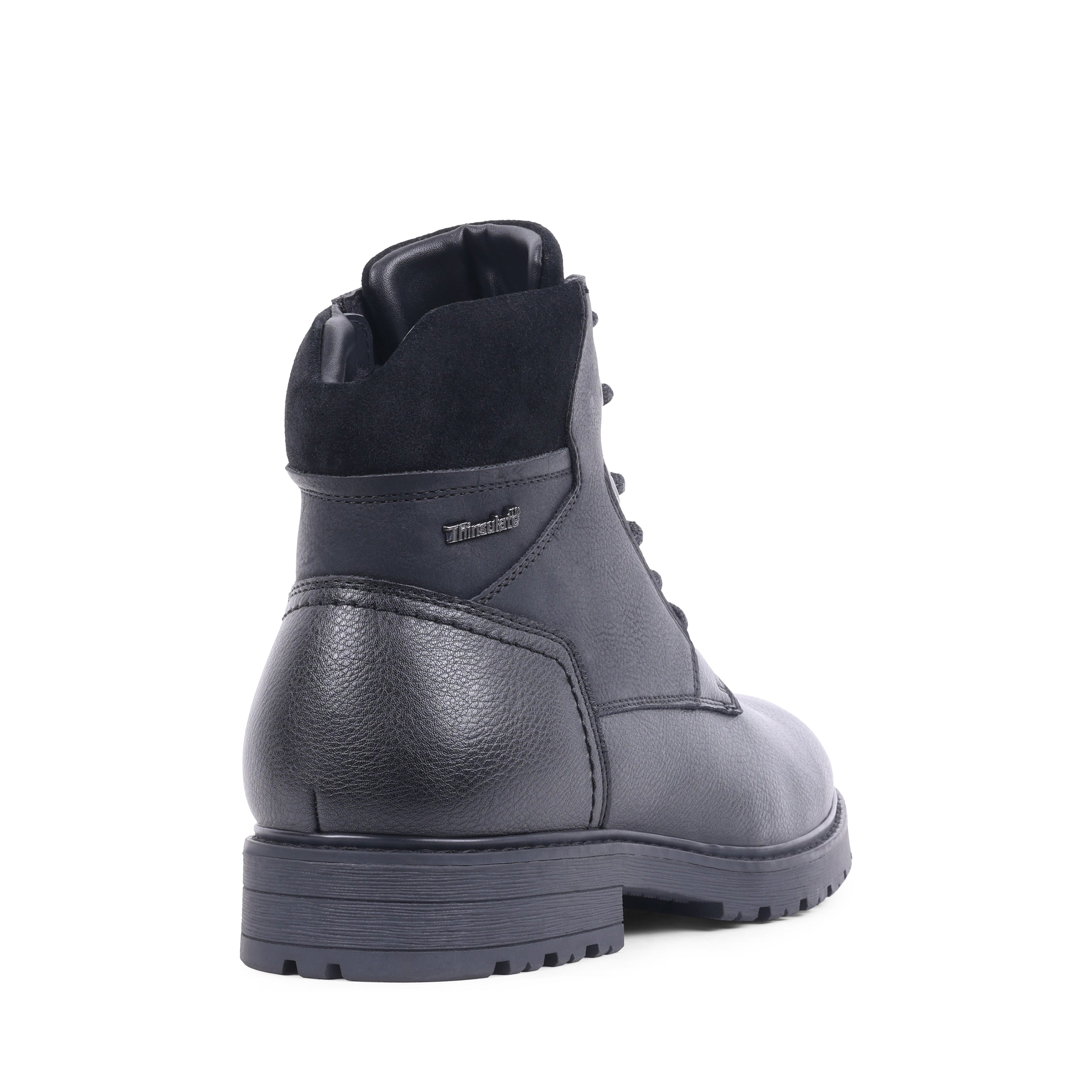 NALDO BLACK LEATHER WATERPROOF BOOT