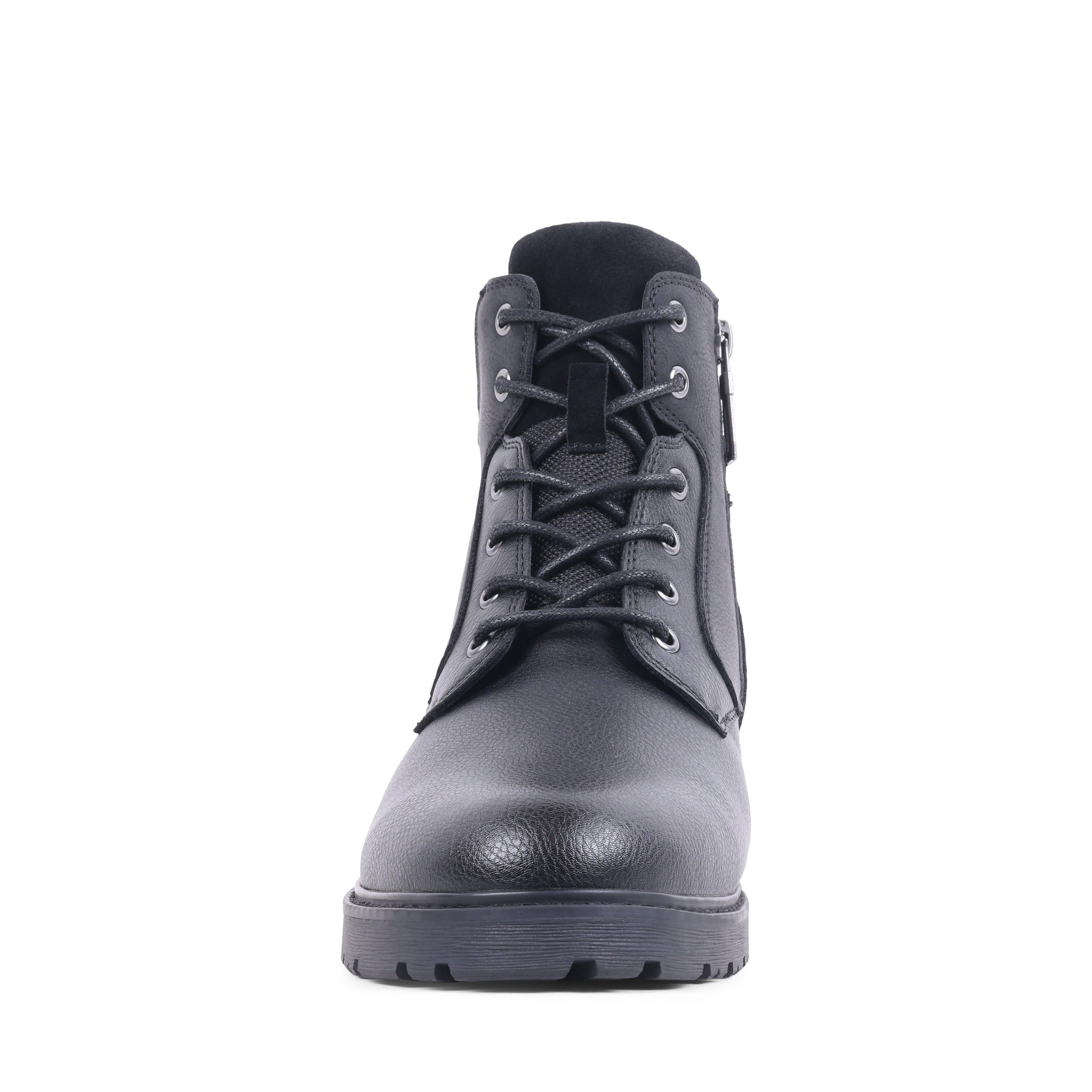 NALDO BLACK LEATHER WATERPROOF BOOT