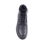 NALDO BLACK LEATHER WATERPROOF BOOT