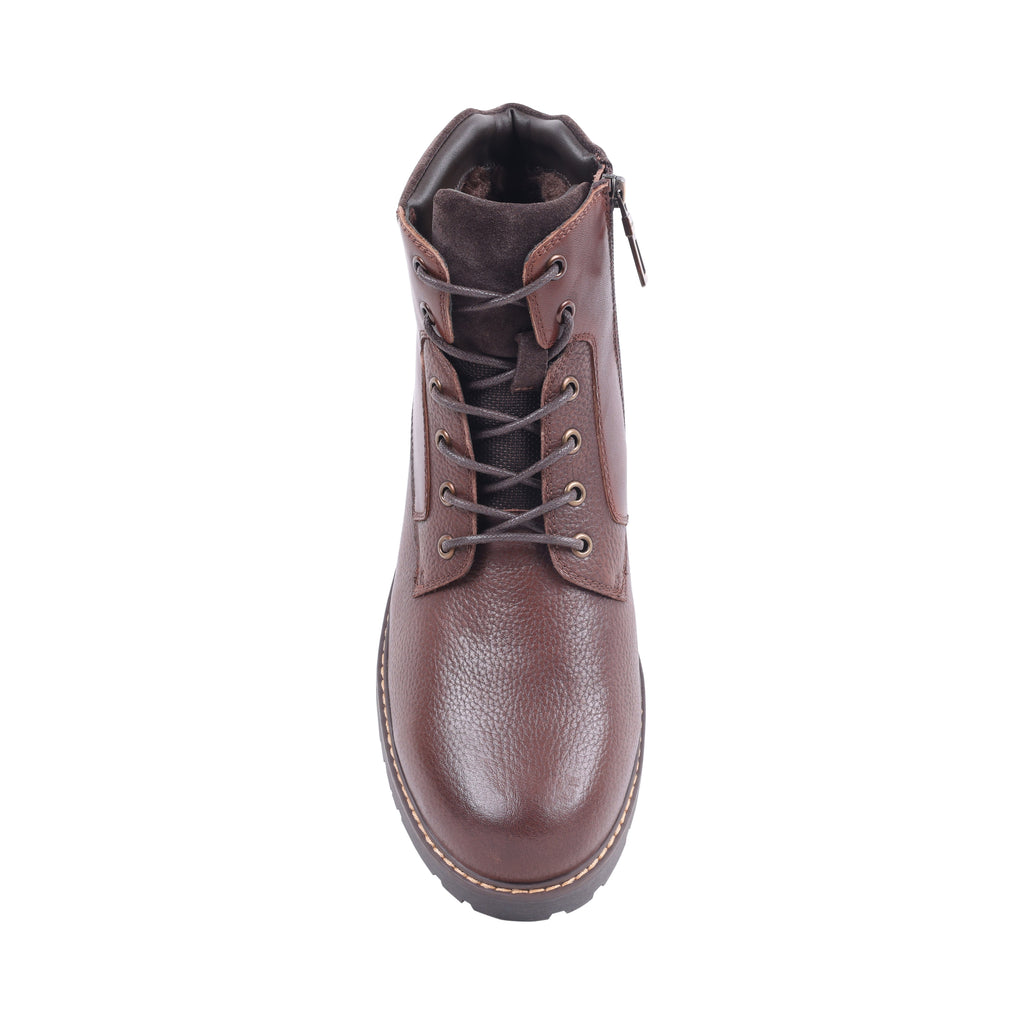 NALDO BROWN LEATHER WATERPROOF BOOT