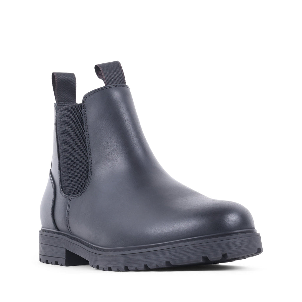 NICKY BLACK LEATHER WATERPROOF BOOT