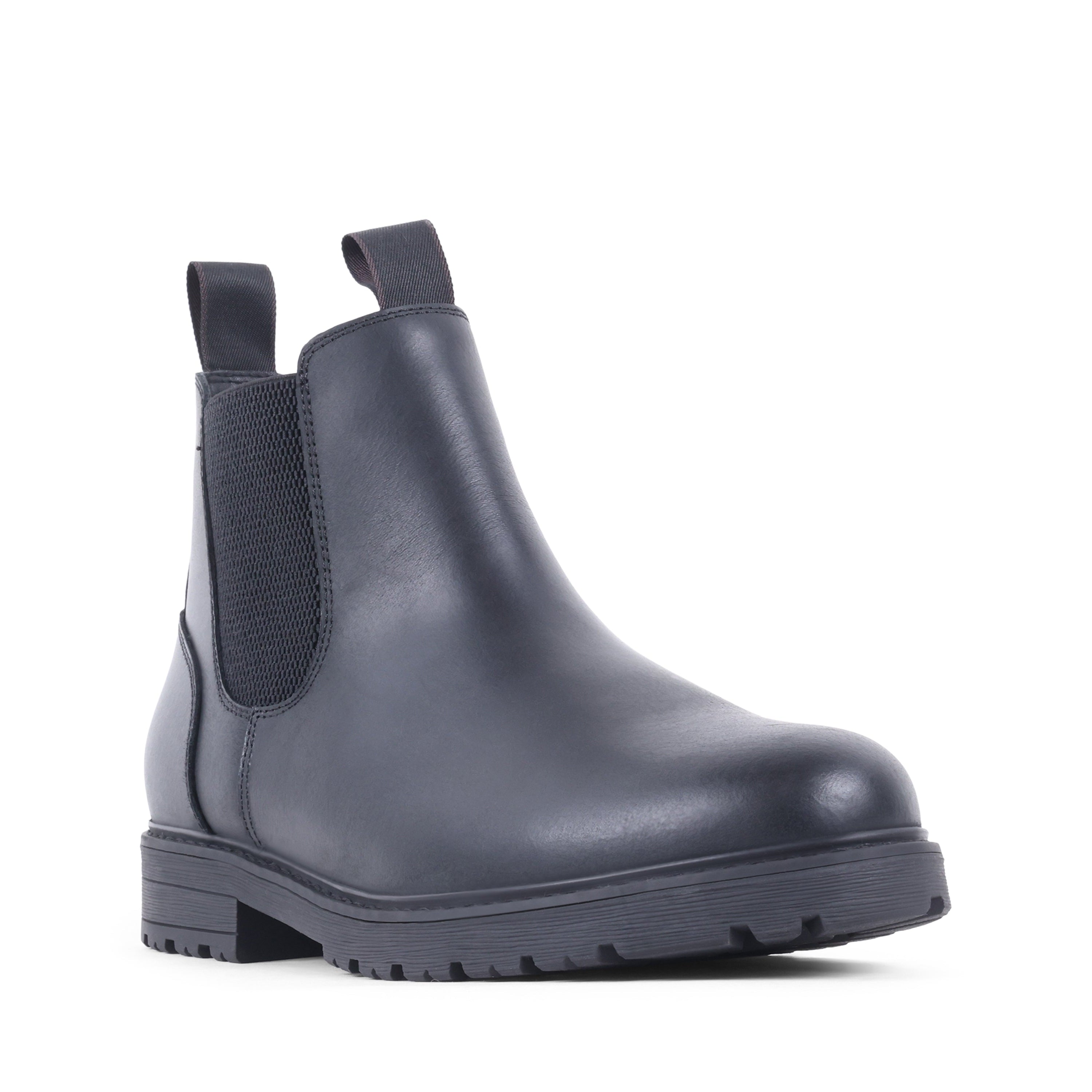 NICKY BLACK LEATHER WATERPROOF BOOT