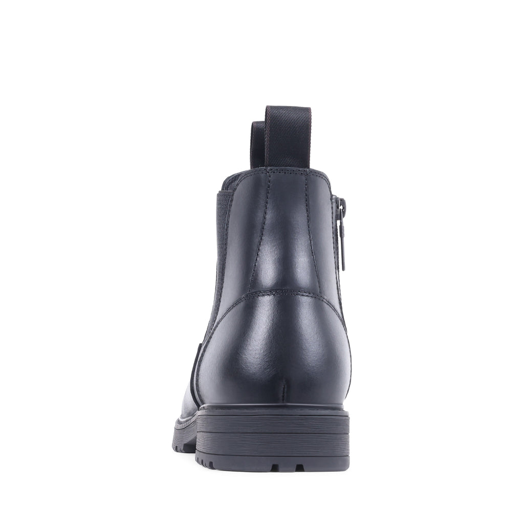 NICKY BLACK LEATHER WATERPROOF BOOT