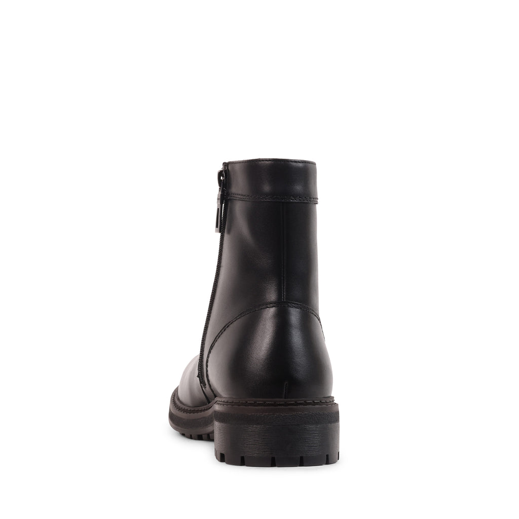 JUNIOR BLACK LEATHER WATERPROOF BOOT