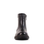 JUNIOR BLACK LEATHER WATERPROOF BOOT