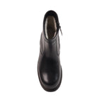 JUNIOR BLACK LEATHER WATERPROOF BOOT