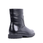 DENIS BLACK LEATHER WATERPROOF BOOT