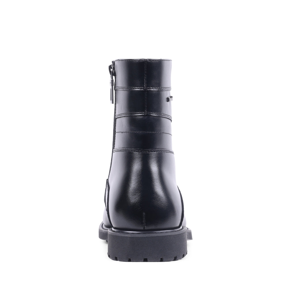 DENIS BLACK LEATHER WATERPROOF BOOT