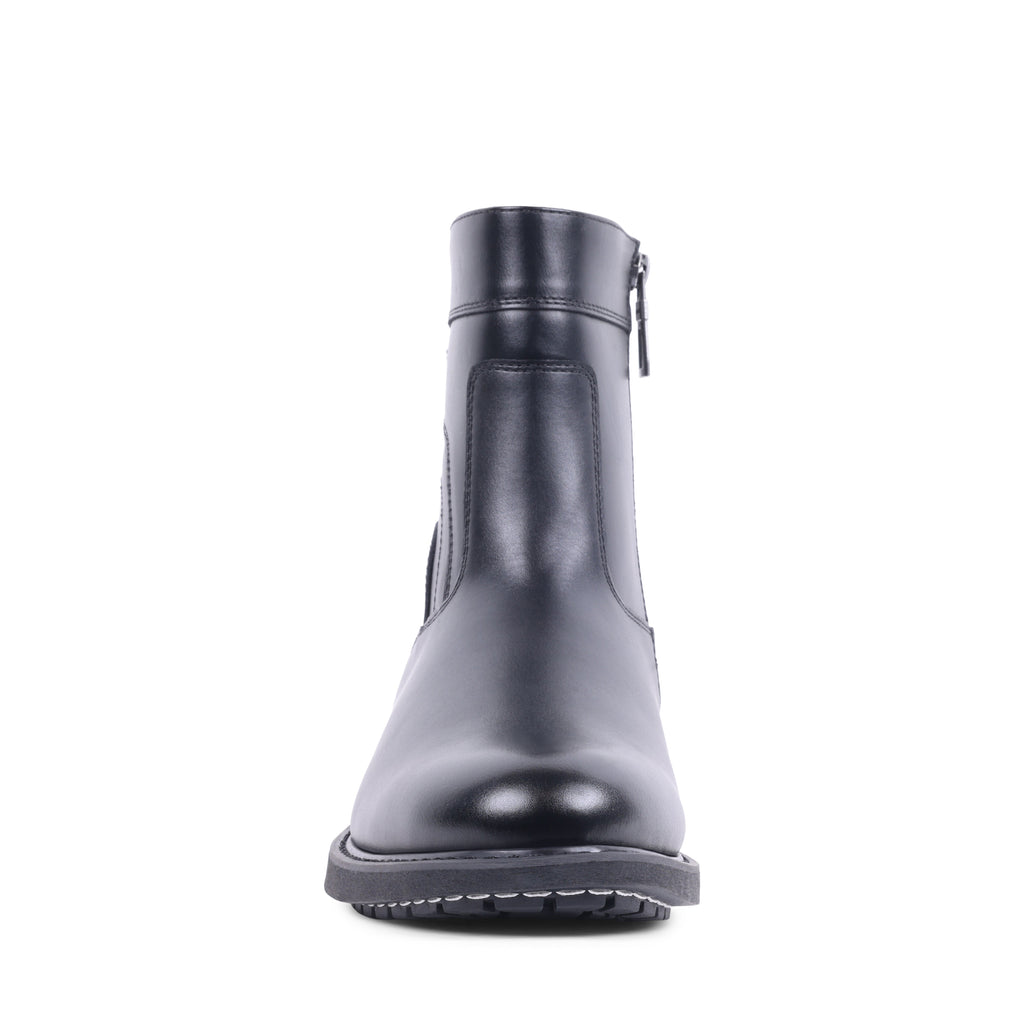 DENIS BLACK LEATHER WATERPROOF BOOT