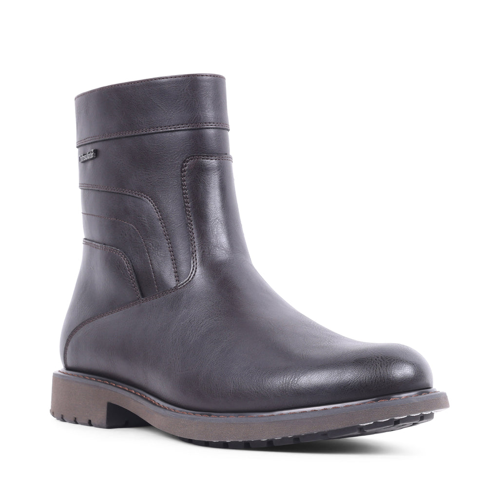 DENIS BROWN LEATHER WATERPROOF BOOT