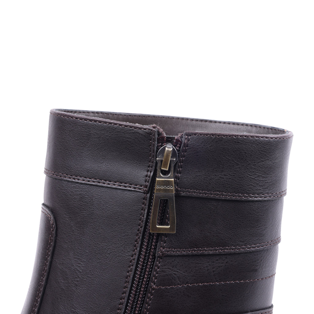 DENIS BROWN LEATHER WATERPROOF BOOT