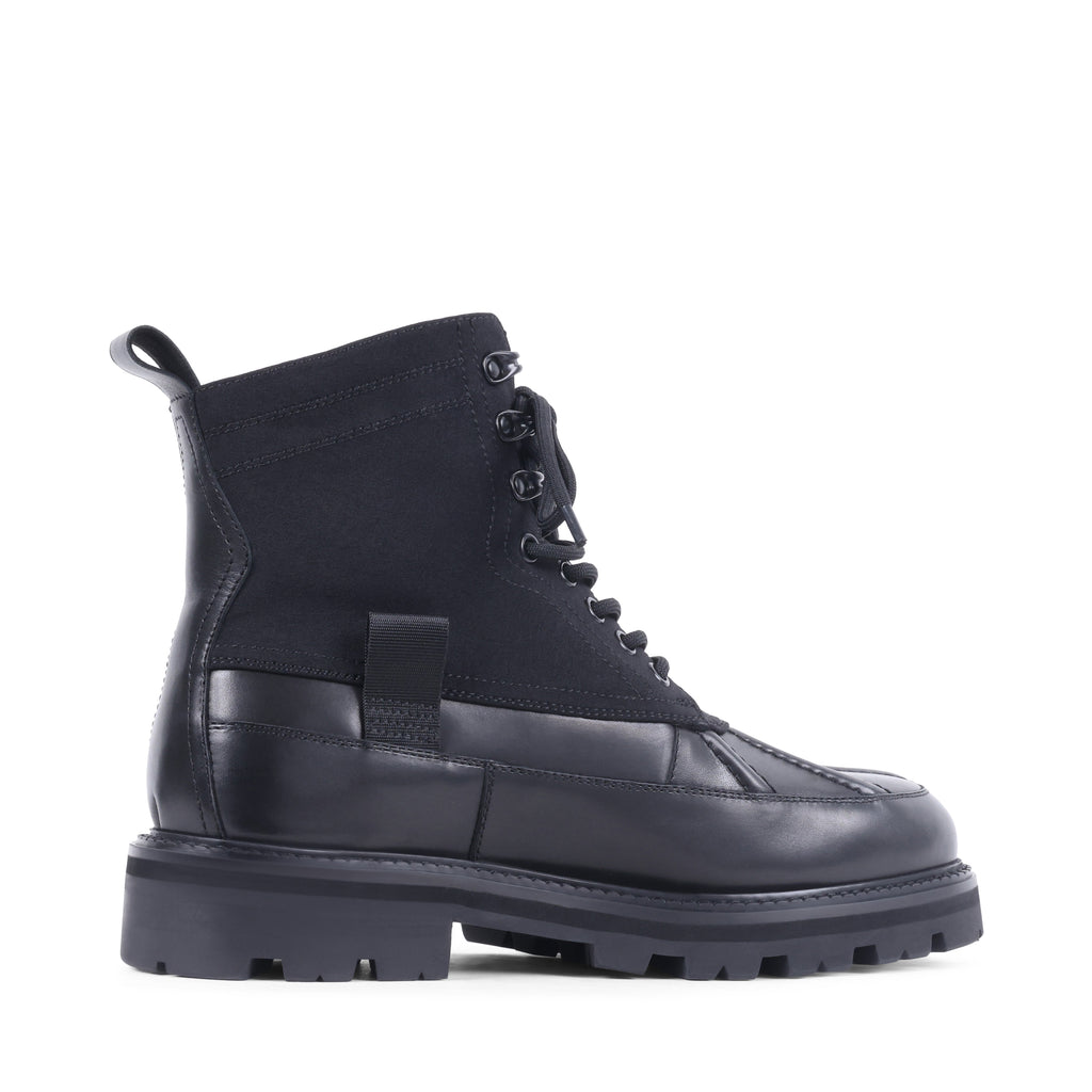 ANTHONY BLACK LEATHER WATERPROOF BOOT
