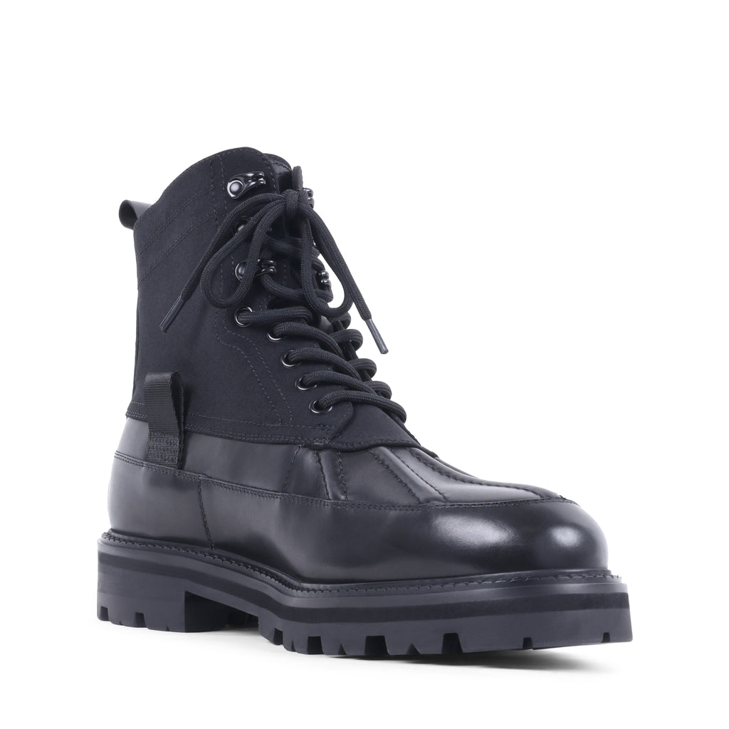 ANTHONY BLACK LEATHER WATERPROOF BOOT
