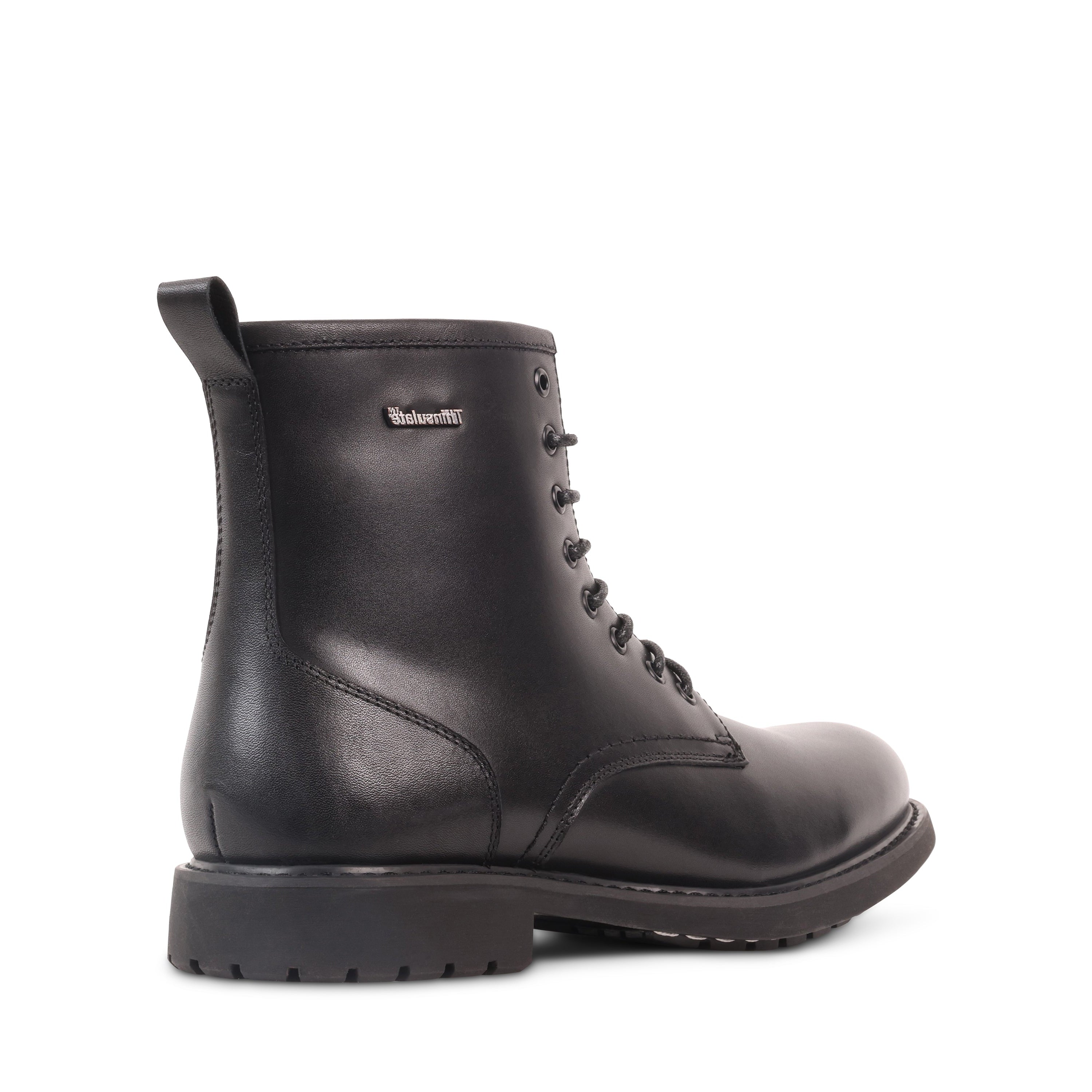 DRACAR BLACK LEATHER WATERPROOF BOOT
