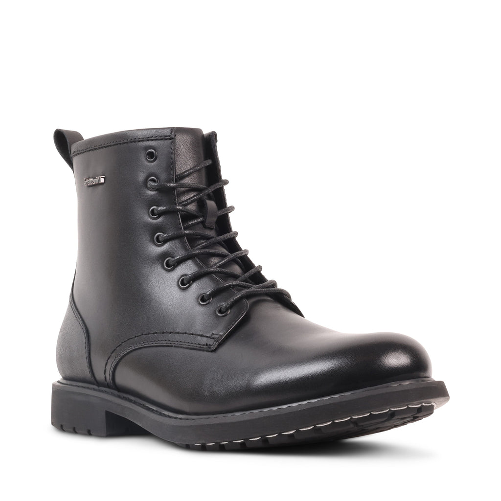 DRACAR BLACK LEATHER WATERPROOF BOOT