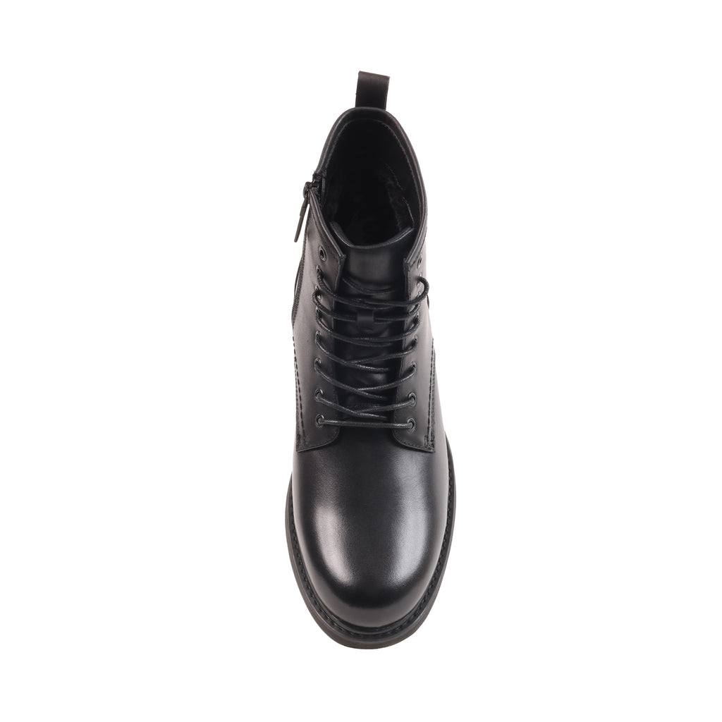 DRACAR BLACK LEATHER WATERPROOF BOOT