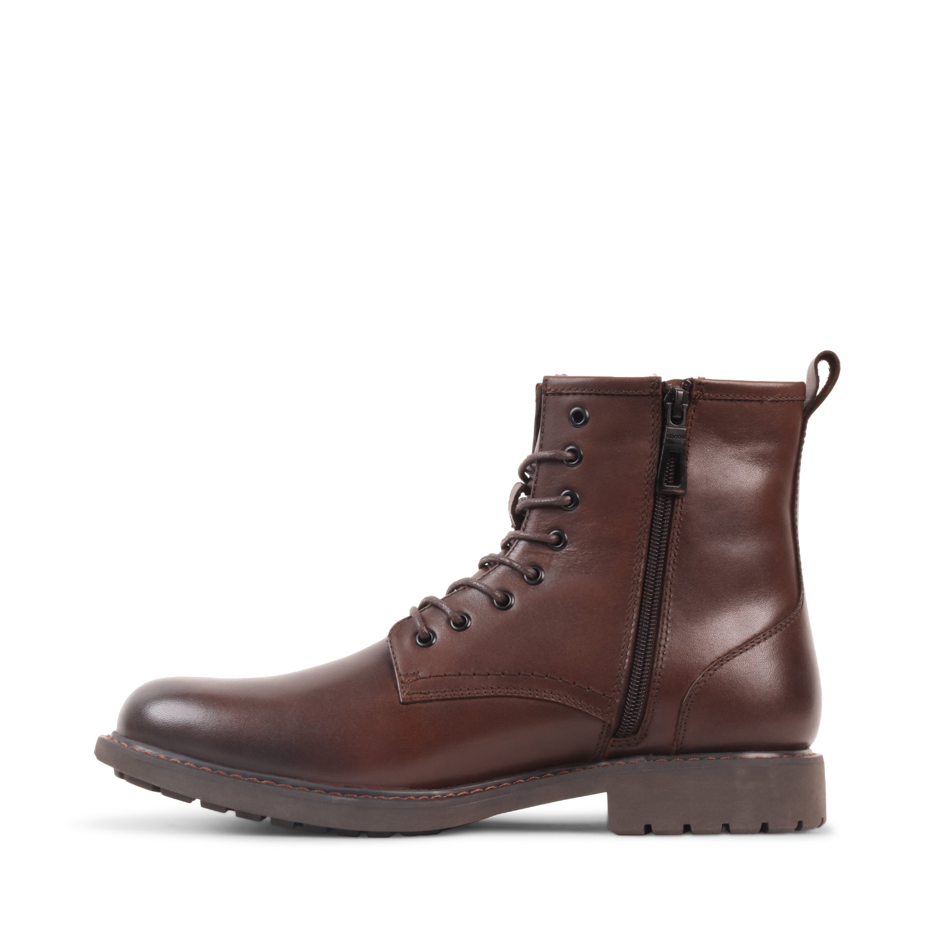 DRACAR BROWN LEATHER WATERPROOF BOOT