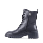 EVERLYY BLACK LEATHER WATERPROOF BOOT