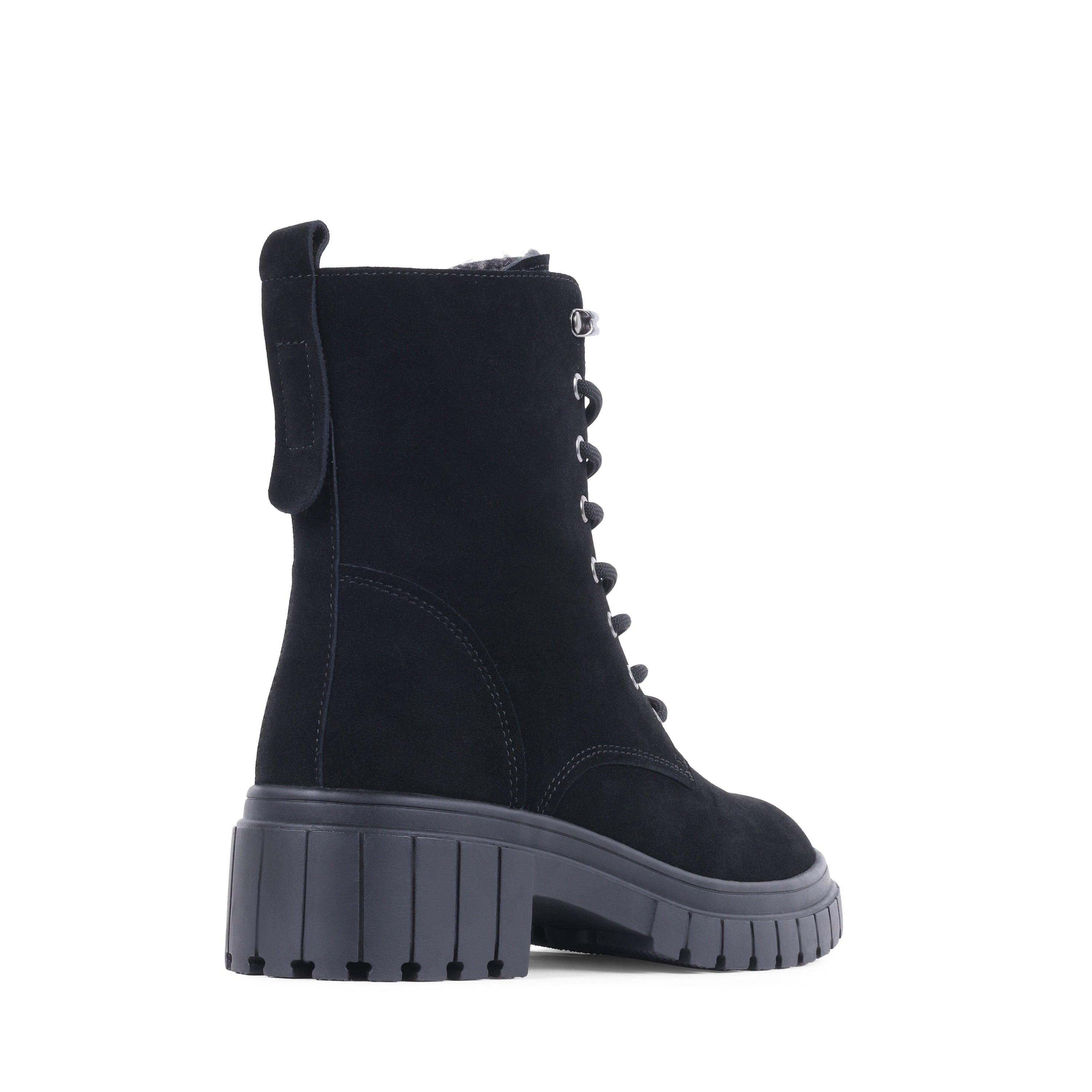 EVERLYYS BLACK SUEDE WATERPROOF BOOT