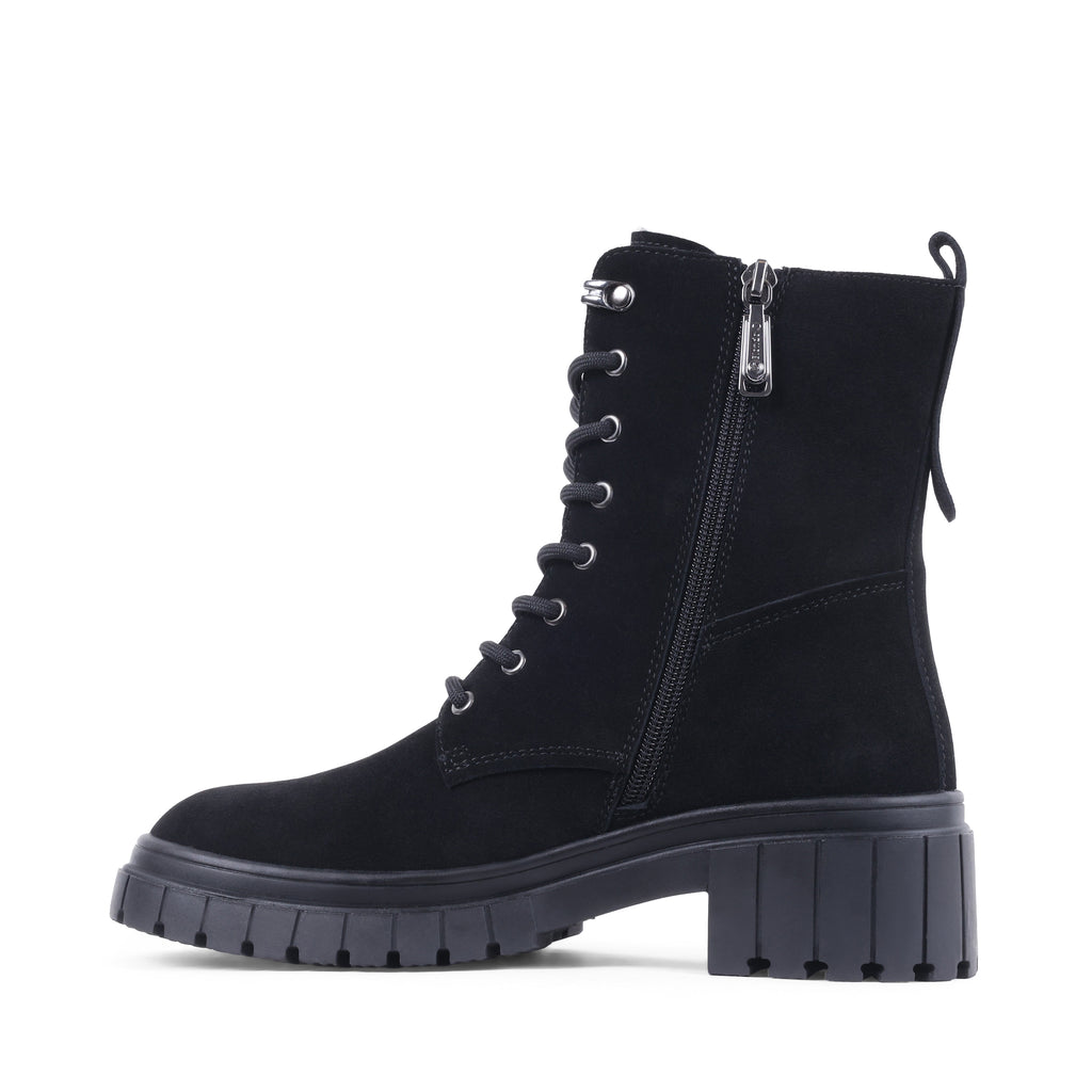 EVERLYYS BLACK SUEDE WATERPROOF BOOT