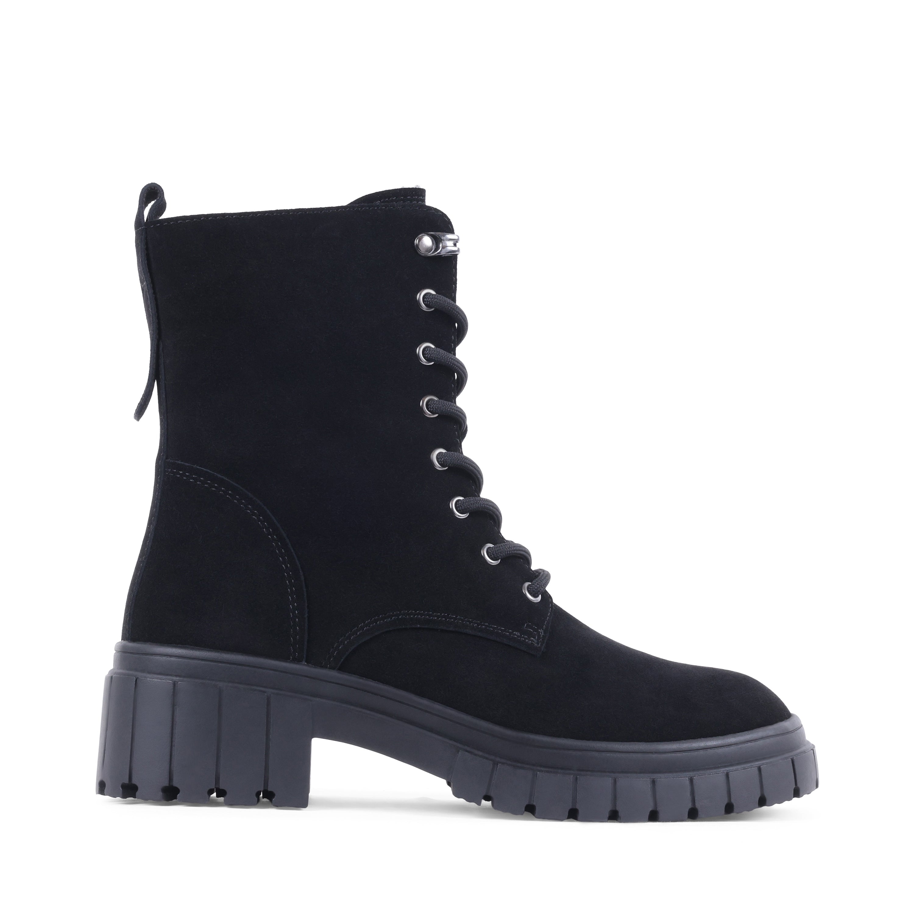 EVERLYYS BLACK SUEDE WATERPROOF BOOT