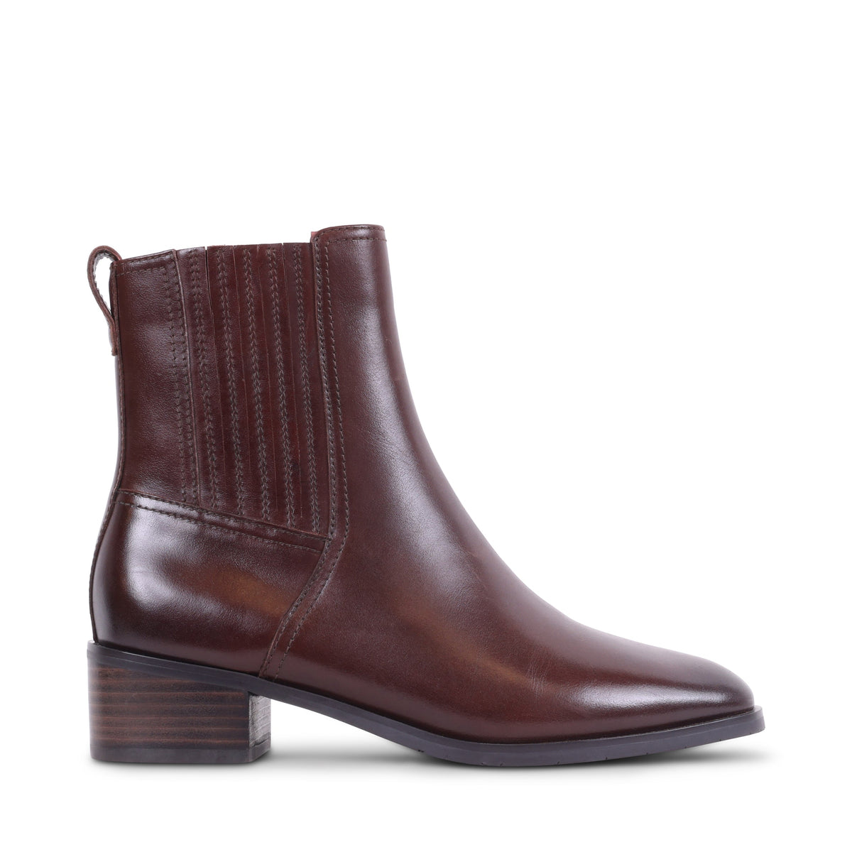 SESHA Cafe Leather Zip-Up Waterproof Ankle Boots