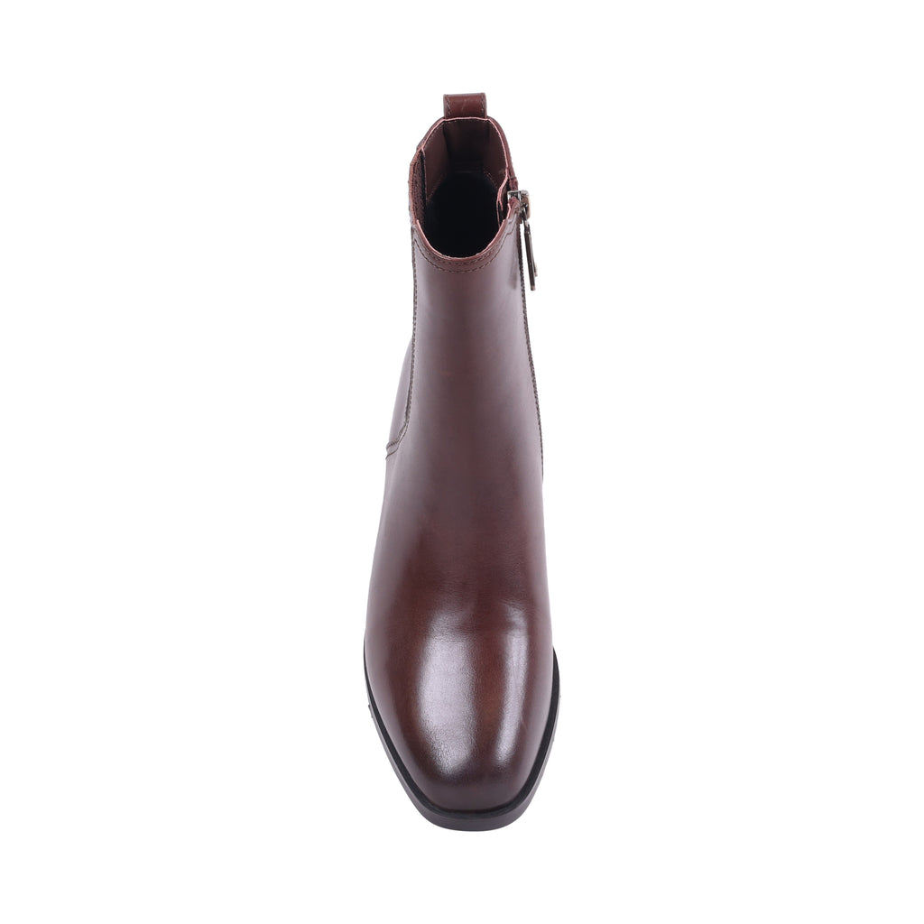 SESHA Cafe Leather Zip-Up Waterproof Ankle Boots