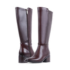 RAELYNN CAFE LEATHER WATERPROOF BOOT