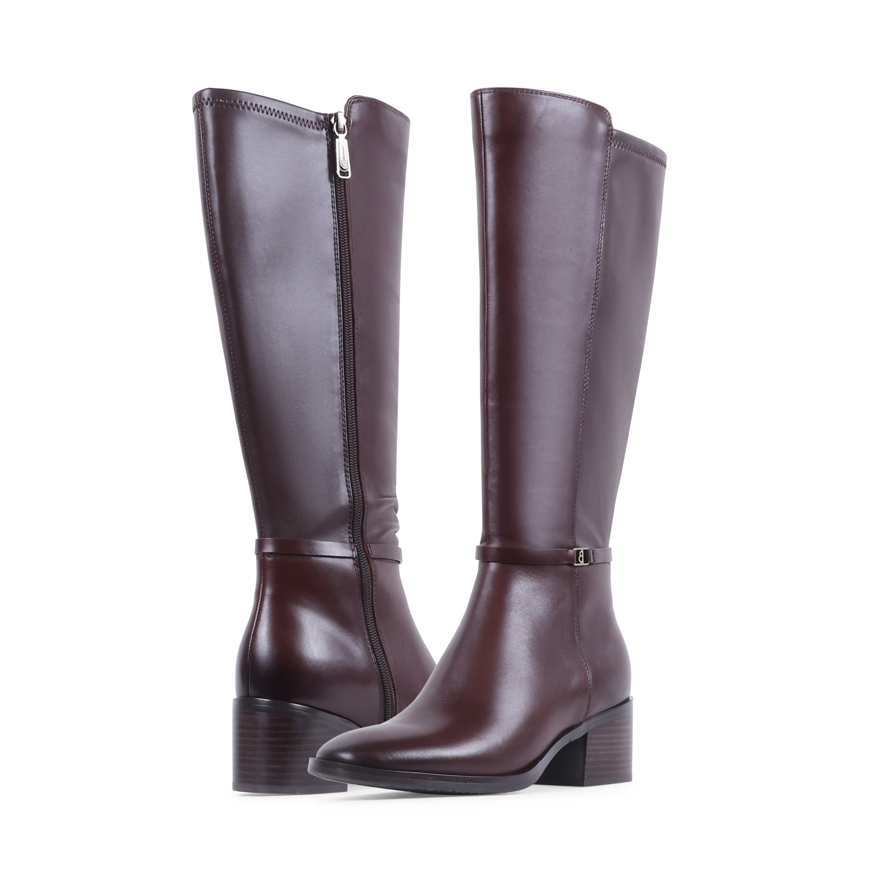 RAELYNN CAFE LEATHER WATERPROOF BOOT