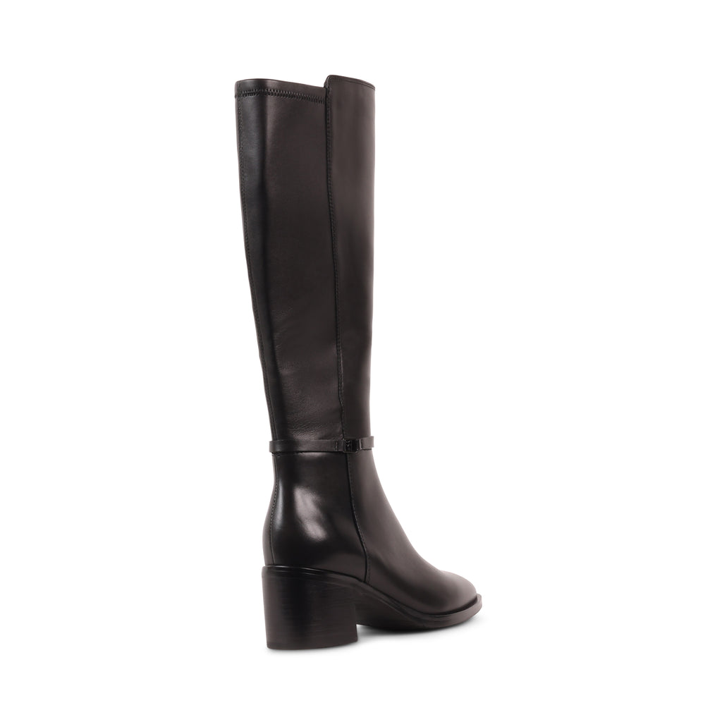 RAELYNN BLACK LEATHER WATERPROOF BOOT