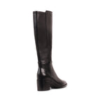RAELYNN BLACK LEATHER WATERPROOF BOOT