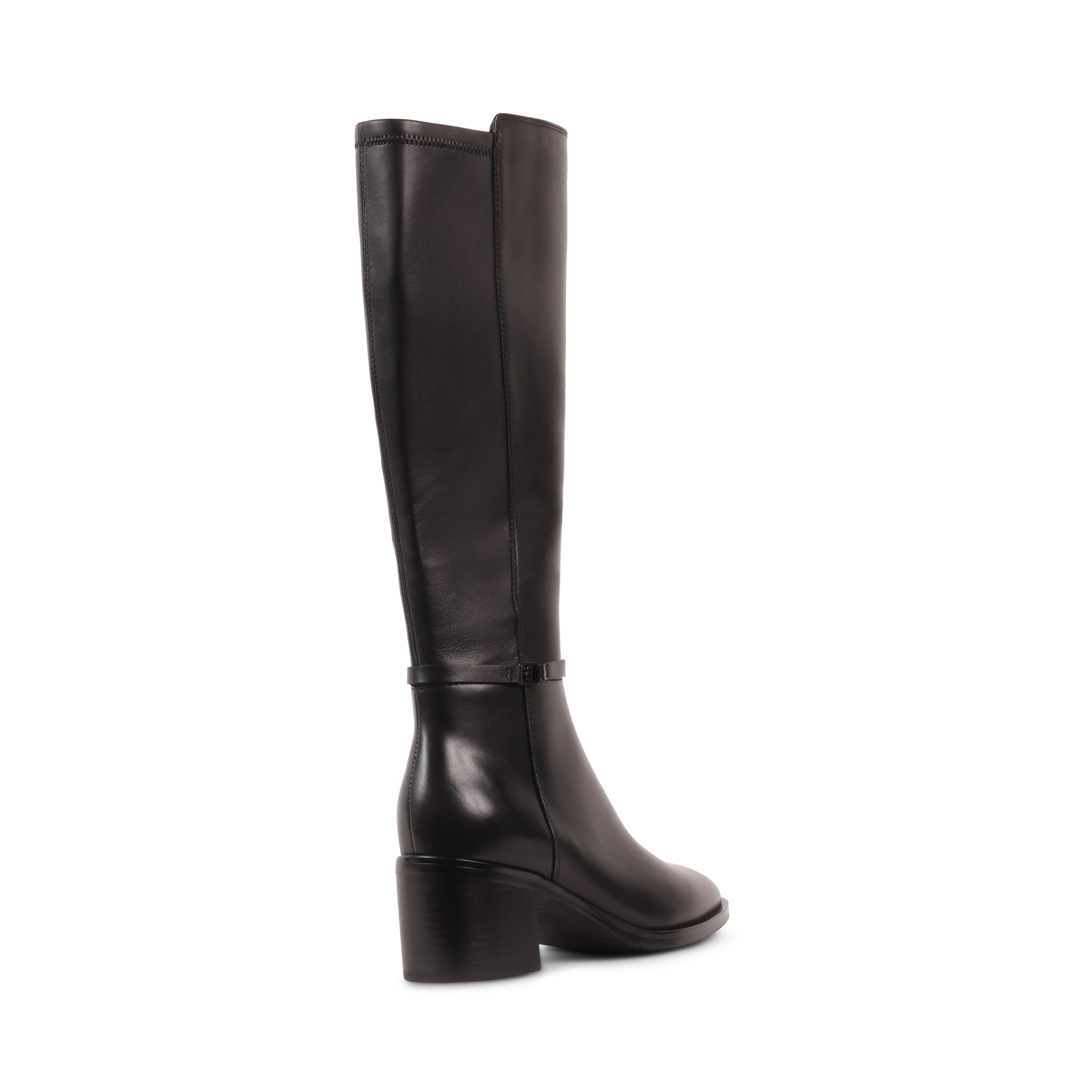 RAELYNN BLACK LEATHER WATERPROOF BOOT
