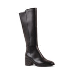 RAELYNN BLACK LEATHER WATERPROOF BOOT