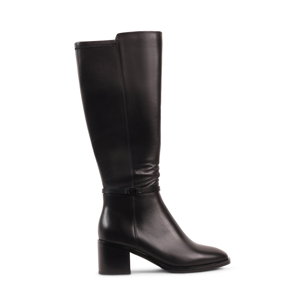 RAELYNN BLACK LEATHER WATERPROOF BOOT
